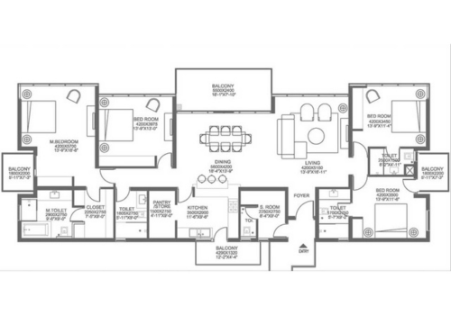 IREO The Grand Arch Floor Plan