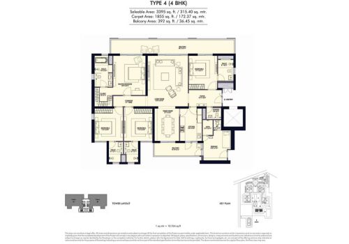 Emaar Serenity Hills Floor Plan